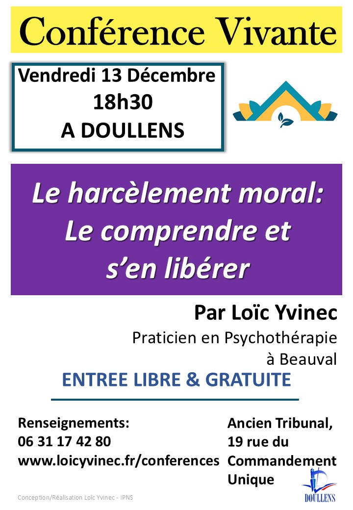 Conférences Psychologie & Psychothérapie – Amiens Doullens